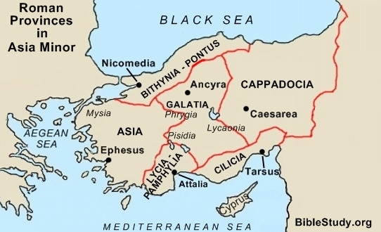 Mapa De Tarso   Tarsus In Cilicia1 